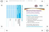 KM1145-bronchiectasis card v2 - NHS Lothian · 2019-07-03 · Bronchiectasis KM1145-bronchiectasis card v2.pdf 1 06/06/2019 11:47. Signs of a Chest Infection • Increase in quantity