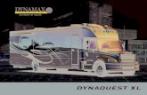 DIFFERENT BY DESIGNlibrary.rvusa.com/brochure/2019_Dynamax Corp_Dynaquest XL.pdf · DYNAQUEST XL CHASSIS n Freightliner ® M2 112 Chassis (33,000-lbs. GVWR/54,000-lbs. GCWR) n Cummins