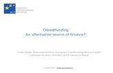 Crowdfunding An alternative source of finance?institute.eib.org/wp-content/uploads/2016/03/ECNEIB-17-march2016… · • Crowdfunding can be a catalyser in helping to open up a true