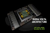 NVIDIA VOLTA ARCHITECTURE€¦ · NVIDIA VOLTA ARCHITECTURE Jeff Larkin, NVIDIA December 03, 2018. 2 TESLA V100 The Fastest and Most Productive GPU for Deep Learning and HPC Volta