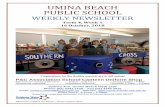 Newsletter - Umina Beach€¦ · WEEKLY NEWSLETTER Term 4, Week 1 16 October, 2018 ... Tue 30 Yr 6 GATS day @ BWSC Wed 31 Early Birds Thu 1 Nov Kindergarten – Drumbalara in hall