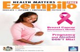 Health Ezempilo Matters : October : English · 10 1 Message from... Dr Victoria Mubaiwa, Program Manager: Maternal, Child & Women’s Health: KZN Department of Health. Childbirth