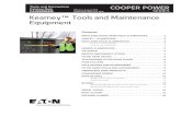 Kearney tools and maintenance equipment catalog - Eaton€¦ · A combination tie‑wire assistant and tool hanger is mounted on each pole . Both tie stick heads are available as