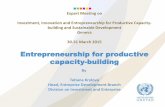 Entrepreneurship for productive capacity-buildingunctad.org/meetings/en/Presentation/ciimem4_Krylova_ru.pdf · Key components of the Entrepreneurship Policy Framework There is a growing