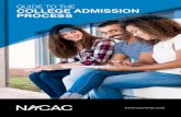 GUIDE TO THE COLLEGE ADMISSION PROCESS · The Guide to the College Admission Process is based on the original guide by Steven C. Munger, former dean and college counselor at Bridgton