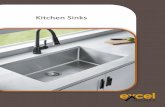 Kitchen Sinks - Amazon Web Services...Stainless Steel Kitchen Sink Kit Features: • Single bowl farm sink • Stainless steel 31”x20”x73/4” • Available accessories: Sink olander,