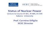 Status of Nuclear Power - Sabancı Üniversitesi · •Nuclear Power Plant Economics ... Accidents Adversely Affect Public Perception: Surveys before and after Fukushima Q1: Nuclear