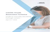 COVID-19 Job Retention Scheme - IRIS€¦ · Pension reclaim = A – Qualifying Earnings Lower Threshold * 3% C Step 4 Total reclaim for this payroll period A + B + C Example 1 Monthly