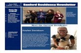 Volume 7, Issue 1 Sanford Residency Newsletter · Fargo as a Med-Surg pharmacist. In her free time, she likes playing sports, traveling with her ... Poster presentations of residents’