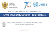 Ministry of Transport and Maritime Affairs Ministry of Economy · 2017-10-16 · StergiosMavromatis, “Greek Road Safety Statistics – Best Practices” Road Safety in the EU •