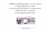 Microfluidic survey: reliability of microfluidics based ...mf-manufacturing.eu/wp-content/...microfluidic-reliability-21-3-2015.pdf · state-of-the-art, recent applications and market