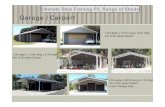 Garage / Carport - Truecore Steel Framing · Garage / Carport 7.0m Span x 15.0m long x 3.0m High Incl. 6.0m deep Carport 7.0m span x 12.0m long x 2.7m high Incl. 6.0m deep Carport