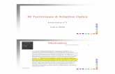 IR Techniques & Adaptive Optics Motivationastrosun2.astro.cornell.edu/academics/courses/a671/lectures/A671_… · 0.001 0.01 0.1 1 10 100 1000 70 60 50 40 30 20 10 80 90 Stratopause