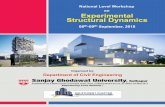 Experimental Structural Dynamics · National Level Workshop on Experimental Structural Dynamics 08th-09th September, 2018 Organized by: Department of Civil Engineering SGI-STUDENT