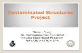 Contaminated Structures Project - Northern Arizona …...Contaminated Structures Project Background: Radioactive sand/rock waste from mines used for building homes in the past (foundations).