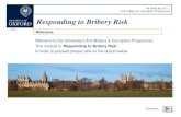As Easy as ABC Anti-Bribery & Corruption Programme ...€¦ · Anti-Bribery & Corruption Programme Responding to Bribery Risk Return to Introduction . Please select one of the sections