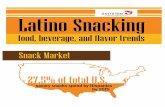 Latino Snacking - Symriseinfo.symriseflavors.com/rs/symrise/.../LatinoSnackingInfographicPag… · Latino Snacking food, beverage, and flavor trends savory snacks spend by Hispanics
