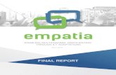 EMPATIA Final Progress Report D6.2-6July2018 · EMPATIA partner. The last element of the EMPATIA project was the construction and dissemination of a new language to understand and