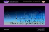 Carbon Pricing in Wholesale Electricity Markets · 2020-03-25 · Furthermore, state carbon-pricing programs may not create an undue burden on interstate commerce or be protectionist,