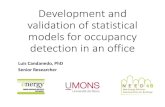 Development and validation of statistical models for ......•High Accuracies with CART, LDA and Random Forest (95-99%) •Using all the predictors can reduce Random Forest Performance
