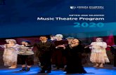 GIFTED AND TALENTED Music Theatre Program 2020 · All Gifted and Talented music theatre students have the opportunity to work with professional artists, choreographers, teachers and