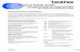 Product Safety Guide - Brother€¦ · Product Safety Guide A (HL-L2300D / HL-L2305W / HL-L2315DW / HL-L2320D / HL-L2340DW / HL-L2360DW / HL-L2380DW / DCP-L2520DW / DCP-L2540DW