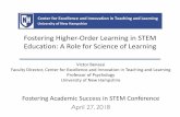 Fostering Higher-Order Learning in STEM Education:A Role ... Fostering Higher-Order Learning in STEM