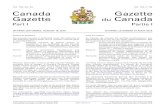 Canada Gazette, Part Igazette.gc.ca/rp-pr/p1/2018/2018-08-18/pdf/g1-15233.pdf · 2018-08-18  · 2018-08-18. Canada Gazette Part I, Vol. 152, No. 33 Gazette du Canada Partie I, vol.