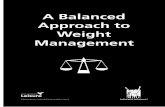 A Balanced Approach to Weight Management - 1&1 Ionoss164416839.websitehome.co.uk/HQ/March-08/weight-loss/Weight M… · A sensible weight loss target would be around a 1lb per week.