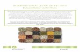 INTERNATIONAL YEAR OF THE PULSESdocuments.techno-science.ca/documents/CAFM...Pulses! 2016 is the International Year of Pulses and a great opportunity for Canadians to learn that pulses