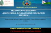 ARGEO COUNTRY REPORT GEOTHERMAL ...theargeo.org/presentations/countryupdates/Djibouti...After creating the ODDEG in 2014, and with the assistance of Japan International Cooperation