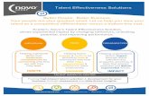 Talent Effectiveness Solutions - Novo Group, Inc. · Talent Effectiveness Solutions Better People. Better Business. Your people are your greatest asset. Let us help you view your