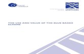 Social Research - The Use and Value of the Blue Badge Scheme · The Use and Value of the Blue Badge Scheme Final Report 1 1. INTRODUCTION . About This Report . 1.1 This report sets