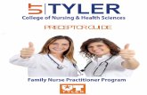2015-2016 Preceptor Guide - uttyler.edu · NURS 5455 – Primary Care III- There are 145 required clinical hours for this course. This course focuses on adults and geriatric patients