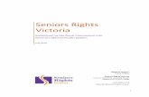 Seniors Rights Victoria … · Mental health professionals should be adequately trained in the unique characteristics of later life, and older people seeking mental health support