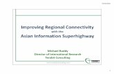 Improving Regional Connectivity - UN ESCAP...Improving Regional Connectivity with the Asian Information Superhighway ... Turkmenistan Uzbekistan Tajikistan Afghanistan Kyrgyz Republic