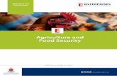 Agriculture and Food Security - Enterprises University of ... · Agriculture and Food Security With an expanding world population that is expected to reach 9.7 billion by 2050, the