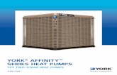 YORK AFFINITY SERIES HEAT PUMPS · 2018-08-03 · MATTERS. Advanced manufacturing State-of-the-art quality ... Johnson Controls. Optimized efficiency Matched components do more with