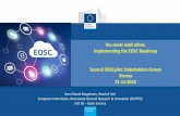 EOSC · 1/1/2017  · Vision for European Open Science Cloud INFRAEOSC-05-2018-2019 Call Federated model with 6 action lines Set up of EOSC governance framework by end 2018 OECD,