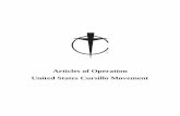 Articles of Operation United States Cursillo Movement · 2019-01-30 · Articles of Operation Revision 1 - November 2018 5 ARTICLE I - Basic Responsibility Section A - Archdiocese/Diocese