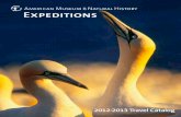 2012-2013 Travel Catalog · past 25 years, we will once again bring travelers to discover this Caribbean gem, so close, yet a world apart. • Be the first AMNH Expeditions travelers