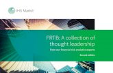 FRTB: A collection of thought leadership - IHS Markit€¦ · FRTB: A collection of thought leadership From our financial risk analytics experts Second edition. The long-awaited final