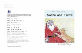 Phonic Readers Set 1 SPELD SA Inc and santa.pdf · Tanta has pasta. Santa and Tanta How to get the most from this bock Before starting 2. 3. Revise the letter sounds in the book Proctise