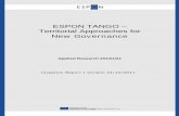 ESPON TANGO â€“ Territorial Approaches for 2. General approach of ESPON TANGO The TPG of the ESPON TANGO