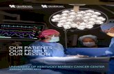 OUR PATIENTS OUR PEOPLE OUR MISSION · Surgical oncologist Dr. Emily Marcinkowski specializes in treating patients at the UK Markey Cancer Center who have breast cancer. “I never