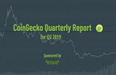CoinGecko Quarterly Report...We hope this report brings you value and helps you stay updated on the constantly changing cryptocurrency industry. HODL ON! Market Dynamics 5 Market Cap