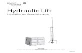 Hydraulic Lift - BHGE · Hydraulic Lift Traffic Map 4 1.7 Training 4 2. Hydraulic Lift Unit Overview 5 3. Standard Shipping Configuration 6 4. Installation 7 4.1 Fastener Torqueing