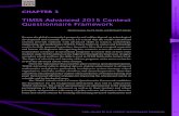 TIMSS Advanced 2015 Context Questionnaire Framework · 2014-03-13 · TIMSS ADVANCED 2015 CONTEXT QUESTIONNAIRE FRAMEWORK 31 TIMSS ADVANCED 2015 FRAMEWORKS C O N T E X T Q U E S T