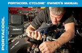 PORTACOOL CYCLONE OWNER’S MANUAL...QUICK SET UP Remove box and palette Position product on level surface Fill sump or attach water hose Plug into appropriate outlet Fill the tank,