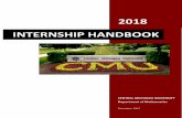 2018 INTERNSHIP HANDBOOK - Central Michigan University Programs... · 2018-07-30 · portfolio. (viii) The Internship Faculty member will submit the completed Teaching Internship